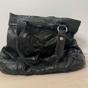 Lucky Brand Soft Black Leather Handbag